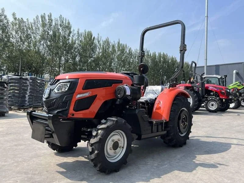 Tractor frutícola Cropilots diseñado para maniobrar con precisión entre hileras de cultivos en huertos