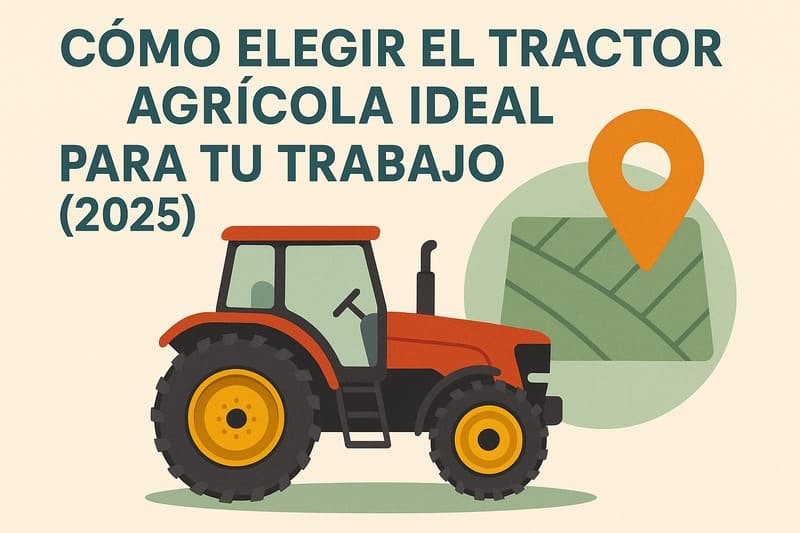 Guía ilustrada para elegir tractores según necesidades agrícolas, con comparativas visuales y recomendaciones clave.