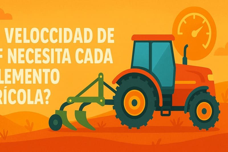 Tractor moderno conectado a maquinaria agrícola trabajando en un campo productivo bajo cielo despejado.